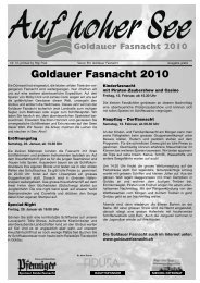 Auf hoher See - Goldauer Fasnacht