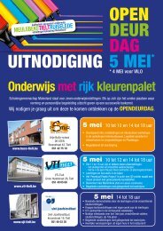 UITNODIGING OPEN DEUR DAG 5 MEI