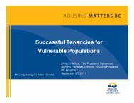 Successful Tenancies for Vulnerable Populations