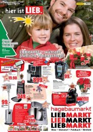 LIEBMARKT – wünscht fröhliche Weihnachten!