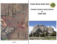 Castle Rocks State Park