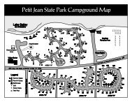 Petit Jean State Park Campground Map