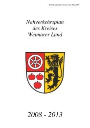 Nahverkehrsplan des Kreises Weimarer Land - im Kreis Weimarer ...