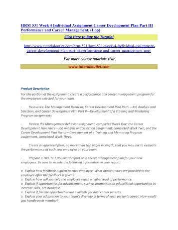 hrm 531 performance management plan limousine service hrm 531 performance management plan limousine service