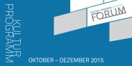 Programm Oktober-Dezember 2015