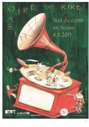 programme de la nuit du conte 2013 (pdf) - Jeunesse et Médias Arole