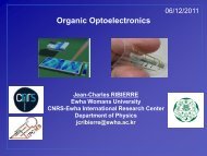 Organic Optoelectronics