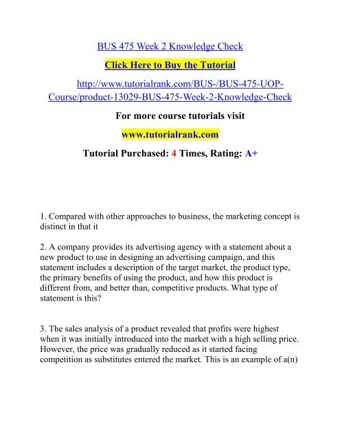 Bus 475 week 1 knowledge check essay example 03 image