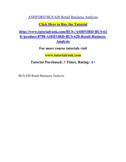 ASHFORD BUS 620 Retail Business Analysis.pdf