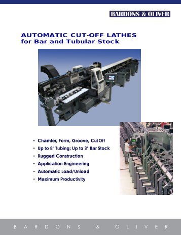 AUTOMATIC CUT-OFF LA THES for Bar and Tubular Stock