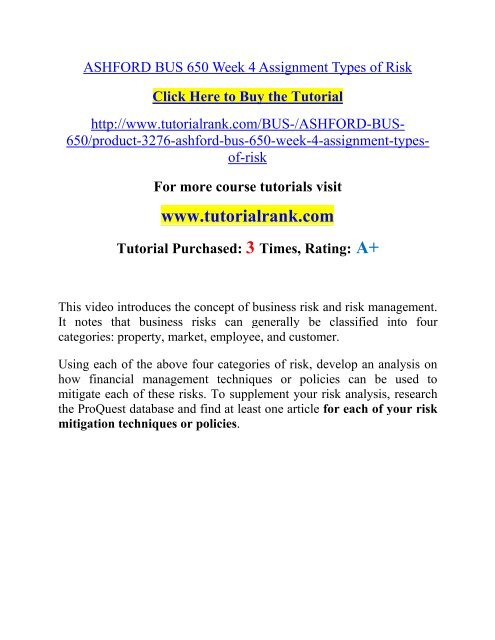 ASHFORD BUS 650 Week 4 Assignment Types of Risk.pdf