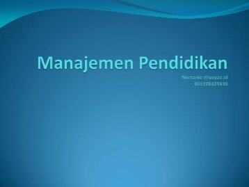 Hakikat Pendidikan