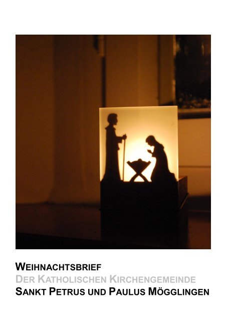 Der Weihnachtsbrief 2011 - Diözese Rottenburg-Stuttgart