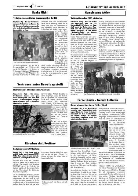 Ausgabe 1/2005 - Evang. Landjugend in Bayern