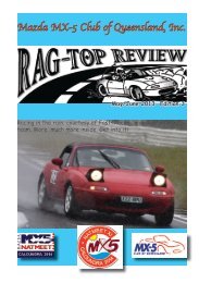 Mazda MX-5 Club of Queensland Inc