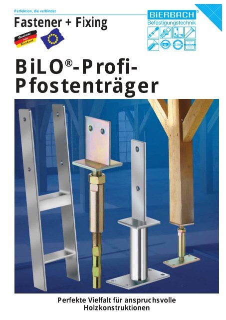 Pfostenträger je nach Wahl höhenverstellbar und//oder seitenverstellbar NEU 1A