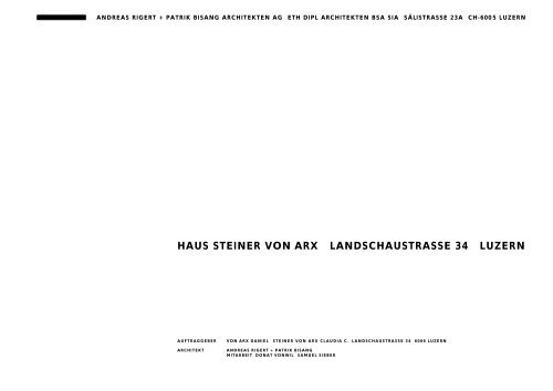 haus steiner von arx landschaustrasse 34 luzern - rigert-bisang.ch
