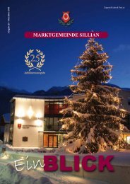 Ausgabe 25 - Dezember 2011 - Marktgemeinde Sillian