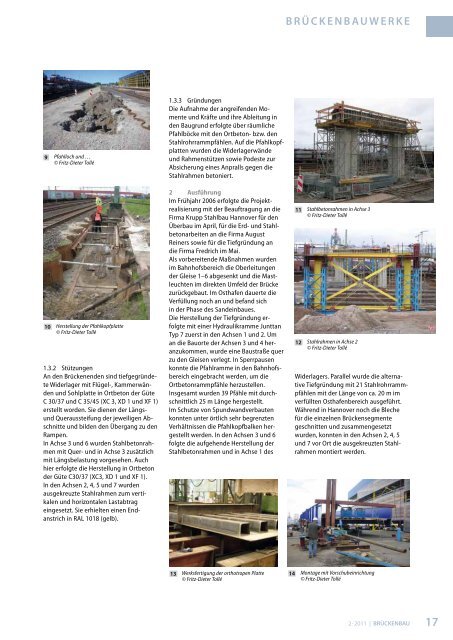 BRÜCKENBAUWERKE - zeitschrift-brueckenbau Construction und ...