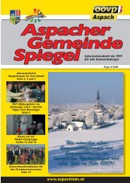 Aspacher - ÖVP Aspach [Willkommen]