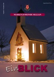 Ausgabe 27 - Dezember 2012 - Marktgemeinde Sillian