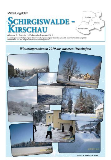 SCHIRGISWALDE - KIRSCHAU - Stadt Schirgiswalde