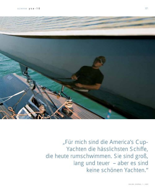 AUSGABE 01 / 2007 | FEBRUAR / MÄRZ WWW ... - Sailing Journal