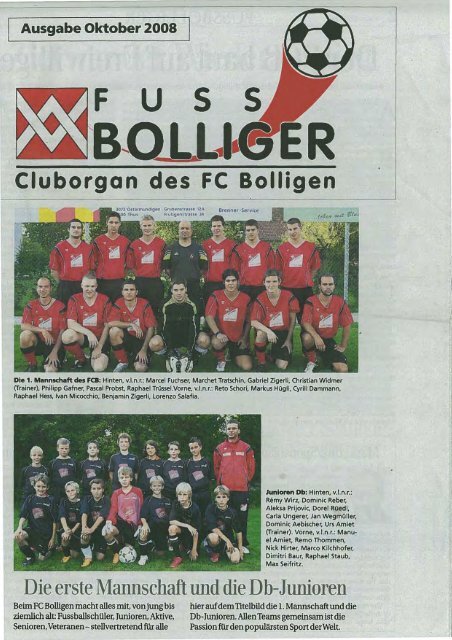 Junioren A - FC Bolligen