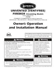 Owner’s Operation and Installation Manual