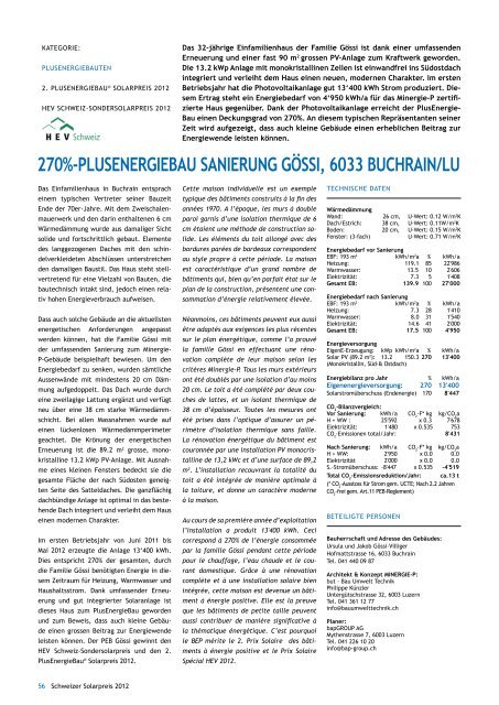 Schweizer Solarpreispublikation 2012 - Solar Agentur Schweiz