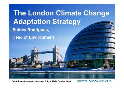 The London Climate Change Adaptation Strategy