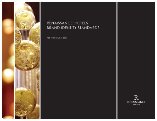 RENAISSANCE HOTELS BRAND IDENTITY STANDARDS