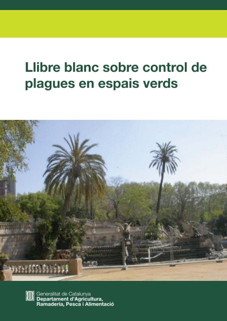 Llibre blanc sobre control de plagues en espais verds