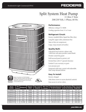 Split System Heat Pump