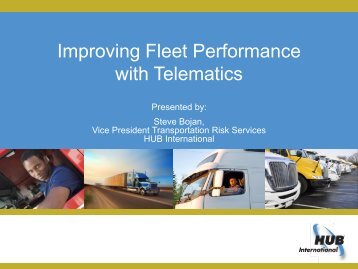 Improving Fleet Performance with Telematics