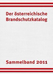 Baulicher Brandschutz - Der Österreichische Brandschutzkatalog