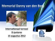 Memorial Danny van den Berg