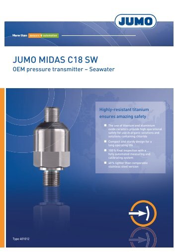 JUMO MIDAS C18 SW