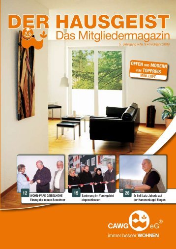 DER HAUSGEIST 09 (pdf 6.3 MB) - CAWG eG