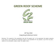 GREEN ROOF SCHEME