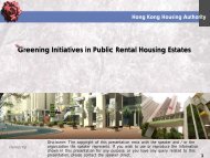 Greening Initiatives in Public Rental Housing Estates