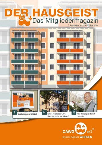 DER HAUSGEIST 13 (pdf 6.1 MB) - CAWG eG