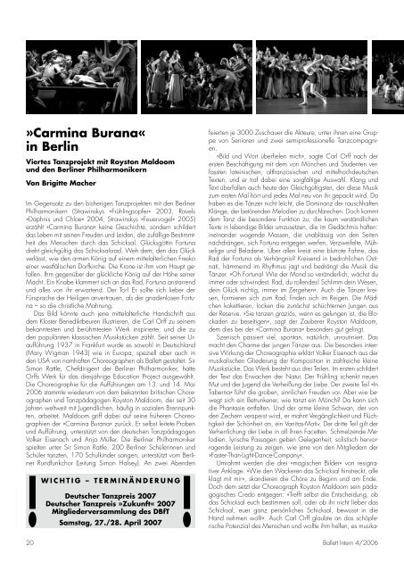 Bologna - Deutscher Berufsverband für Tanzpädagogik