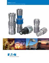 Eaton Gromelle Flat Face Quick Disconnect Couplings