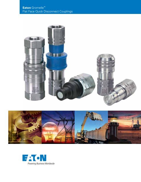 Eaton Gromelle Flat Face Quick Disconnect Couplings