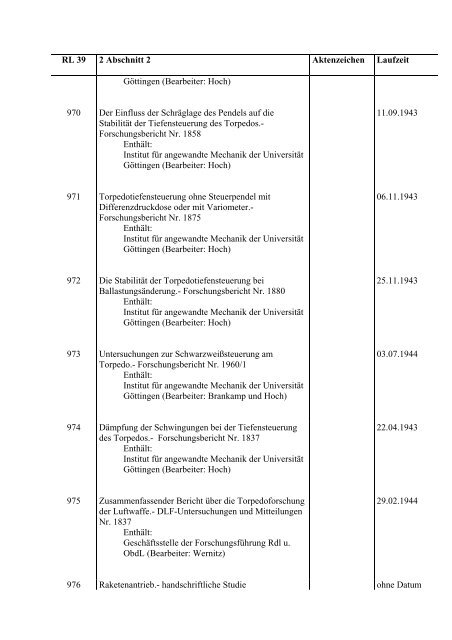 RL-39 Weapons test reports - Gyges