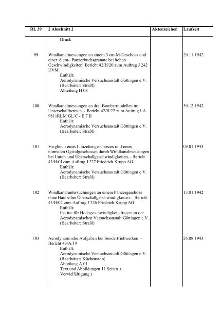 RL-39 Weapons test reports - Gyges