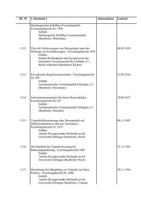 RL-39 Weapons test reports - Gyges