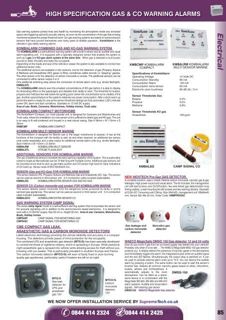 Wind Guard//Wind Warning Device 230V for Awning Light Dome