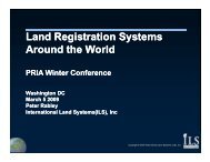Land Registration Systems Around the World
